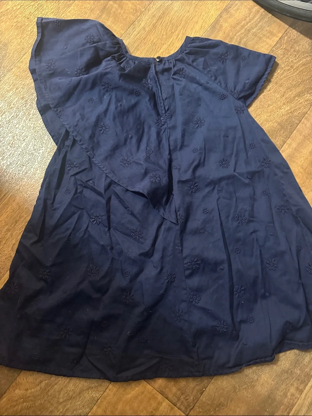 5T Nordstrom Embroidered Short-Sleeve dress